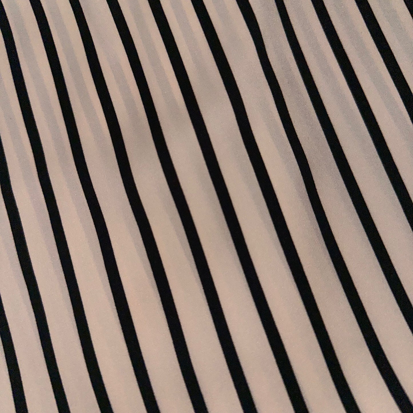 Black & White Striped Wild Rag