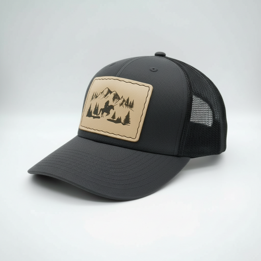 Sasquatch Riding a Unicorn Hat