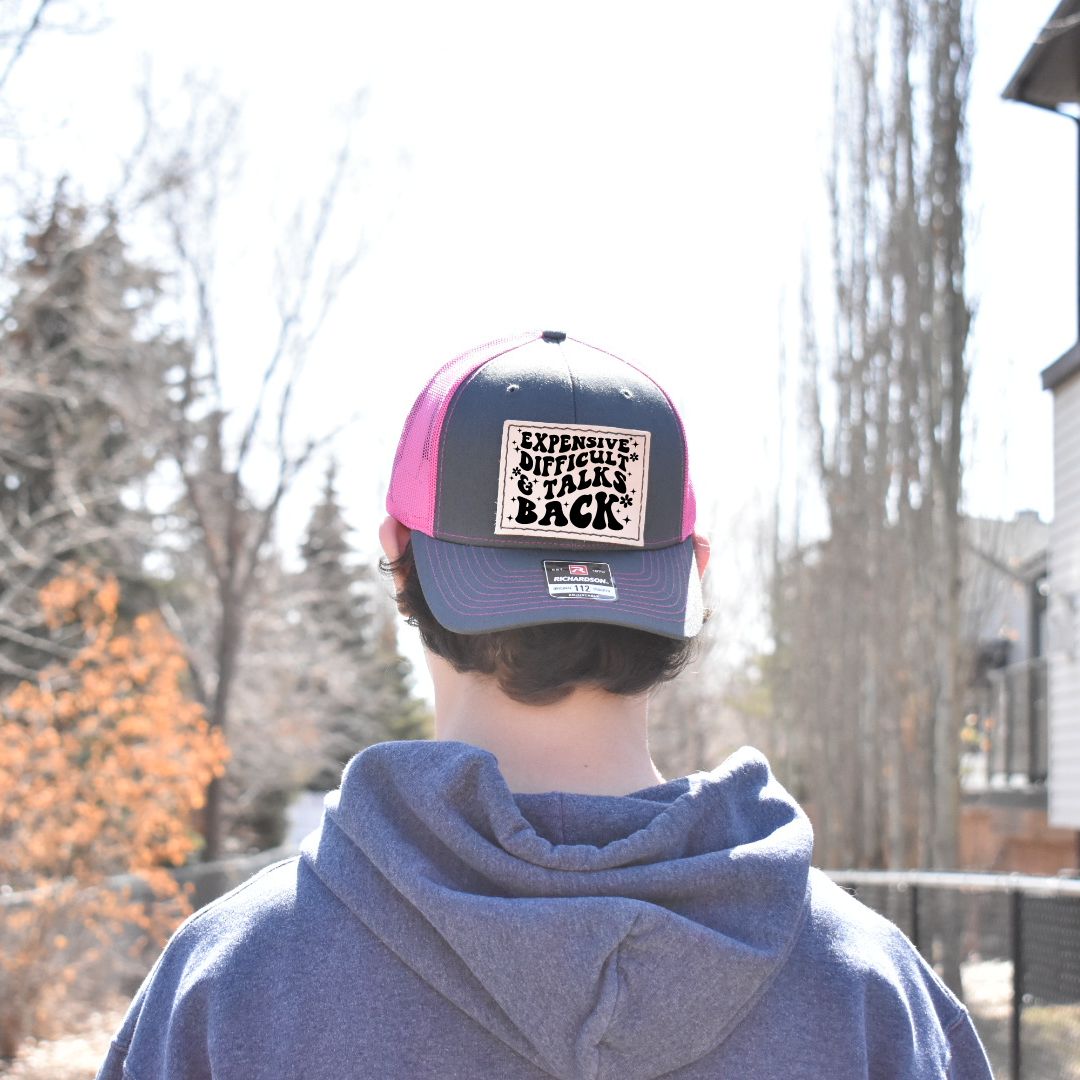 Leather Hat Patches - Expensive, Difficult, Talks Back - Soul Divine