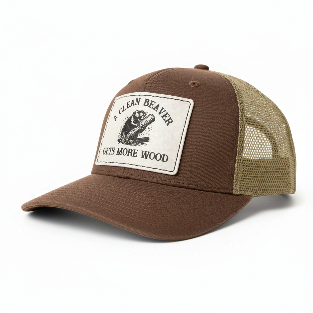 A Clean Beaver Gets More Wood Hat