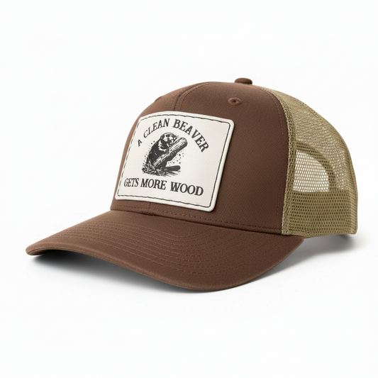 A Clean Beaver Gets More Wood Hat