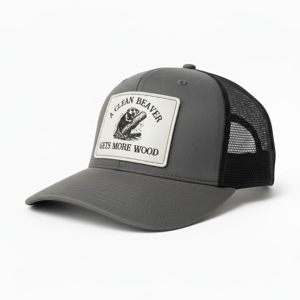 A Clean Beaver Gets More Wood Hat