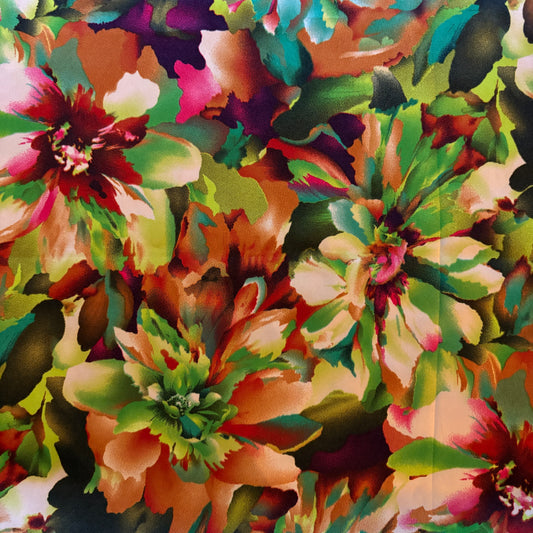 Vibrant Floral Wild Rag