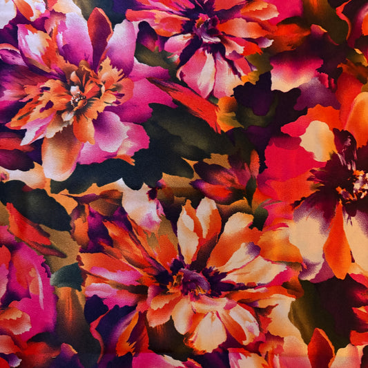 Vibrant Floral Wild Rag