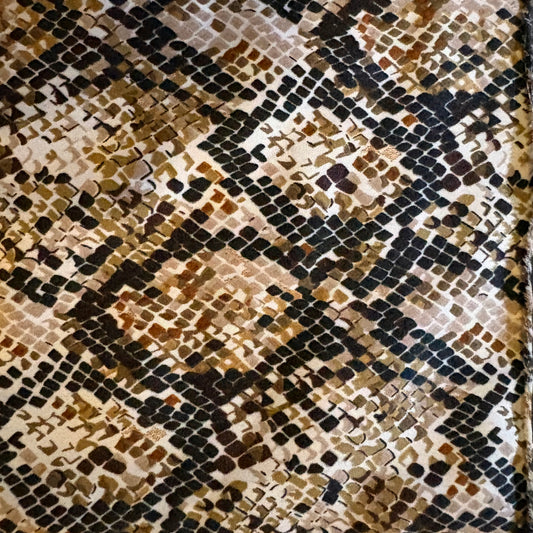 Snake Skin Print Wild Rag