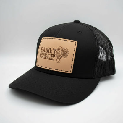 Easily Distracted by Chickens Hat - Prairie Buffalo