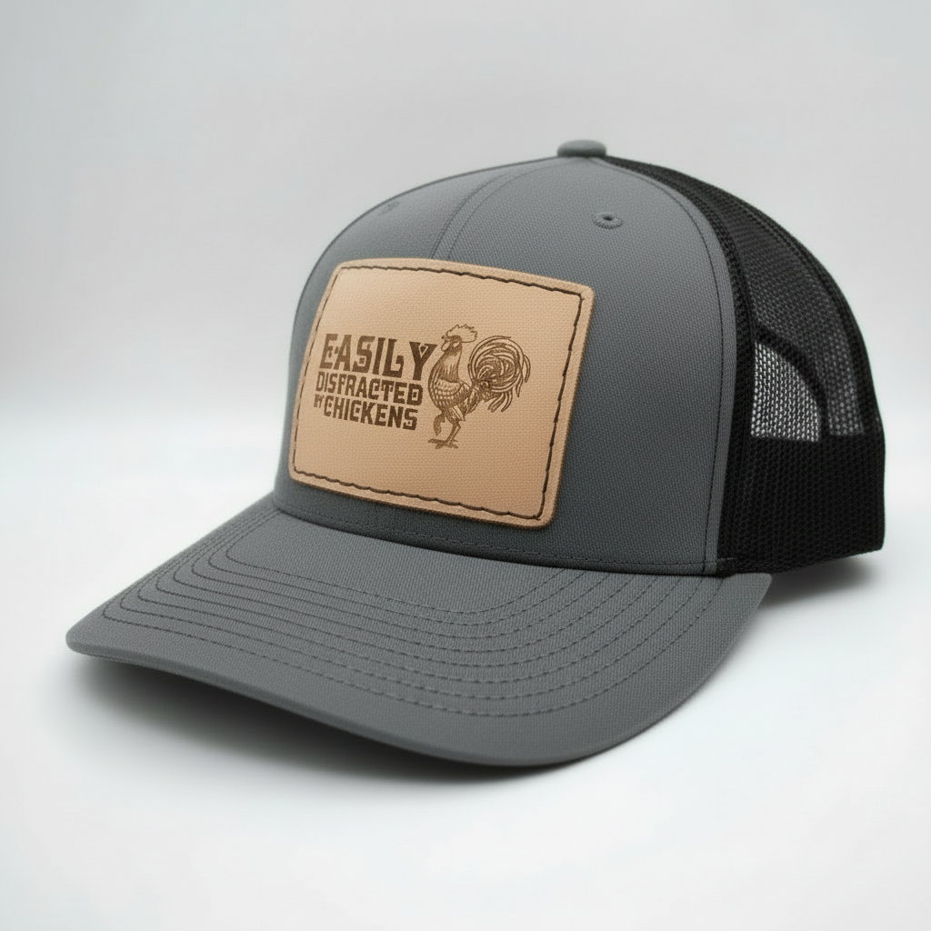 Easily Distracted by Chickens Hat