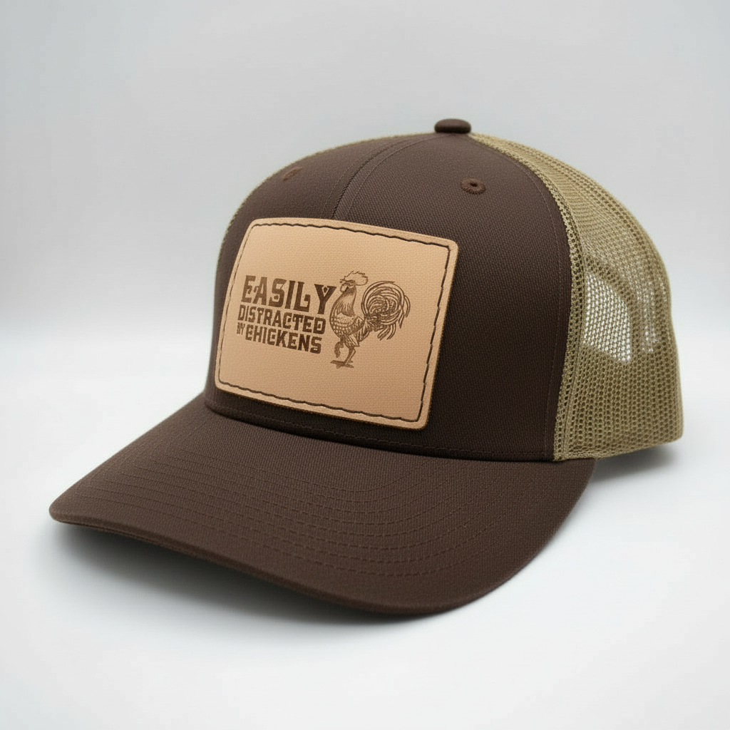 Easily Distracted by Chickens Hat