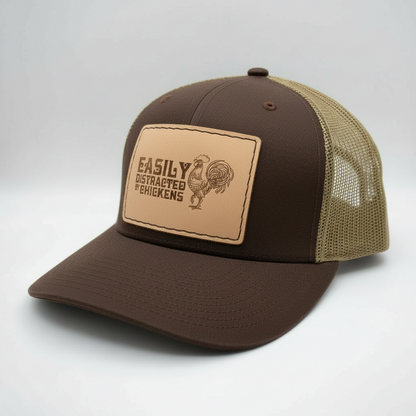 Easily Distracted by Chickens Hat