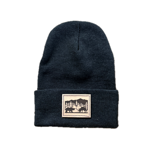 Elk Fighting A Bear Toque