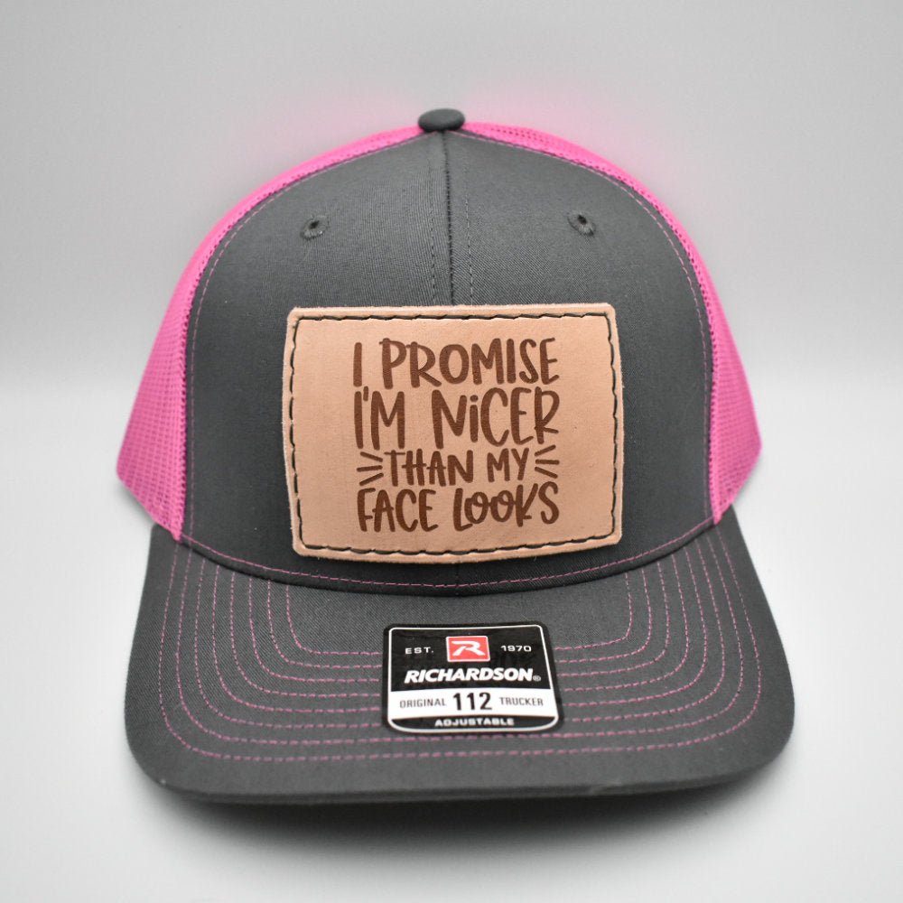 I Promise I'm Nicer Than My Face Looks Hat - Prairie Buffalo