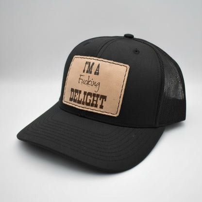 I'm A Fucking Delight Hat - Prairie Buffalo