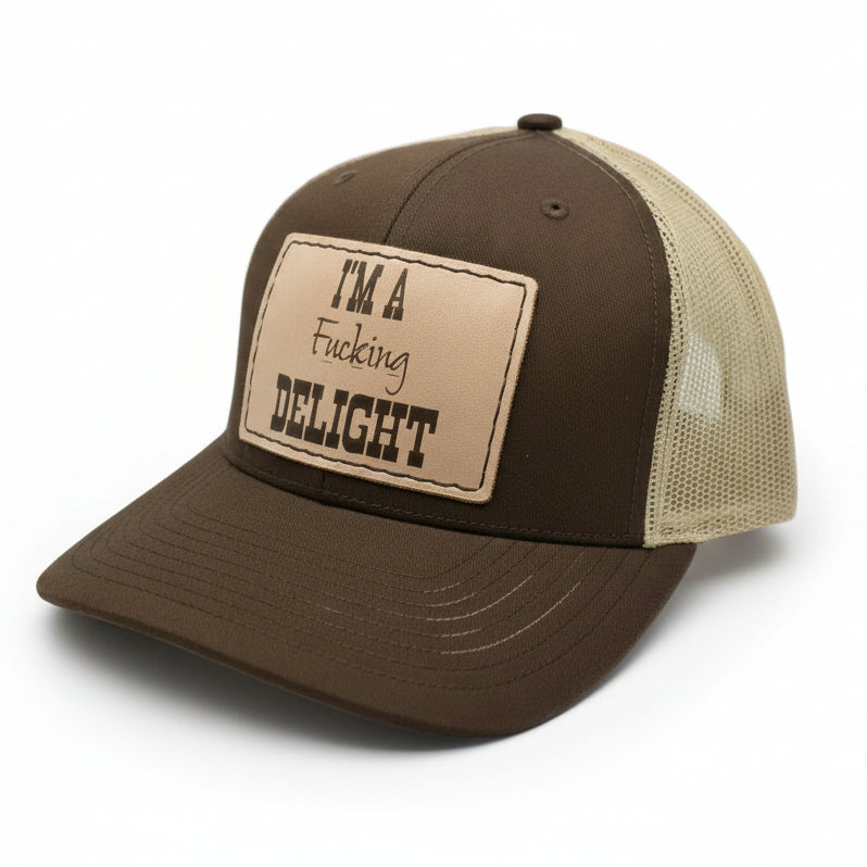 I'm A Fucking Delight Hat - Prairie Buffalo