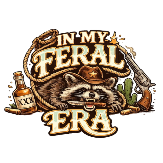 In My Feral Era Sticker