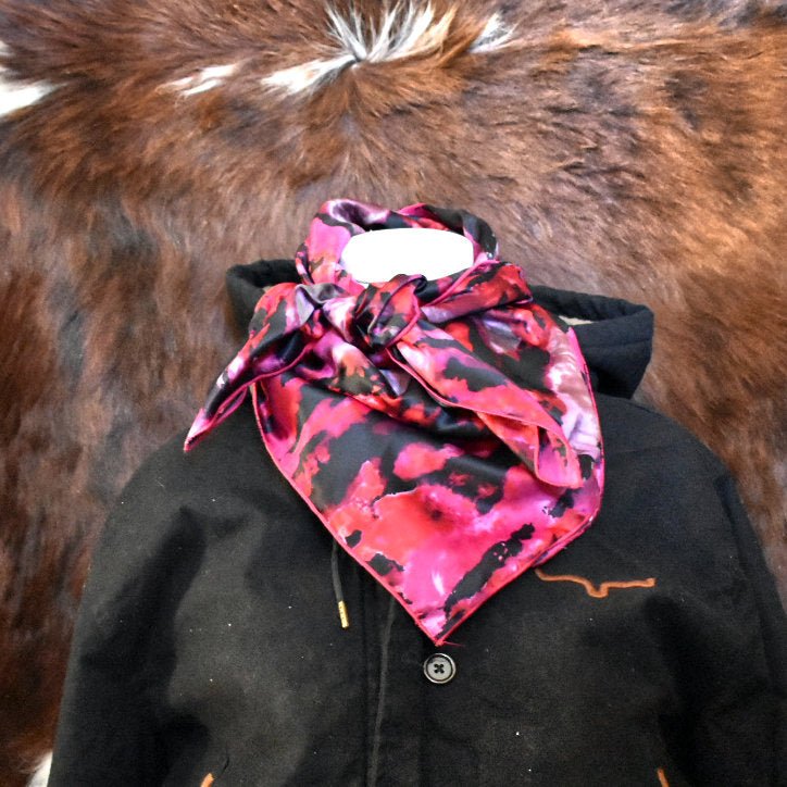 Abstract Camo Wild Rag - Prairie Buffalo