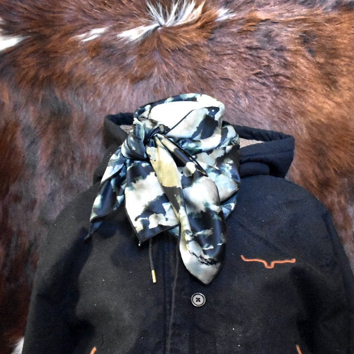 Abstract Camo Wild Rag - Prairie Buffalo