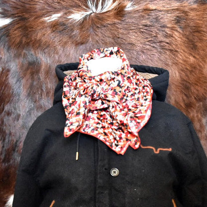Abstract Painted Wild Rag - Prairie Buffalo