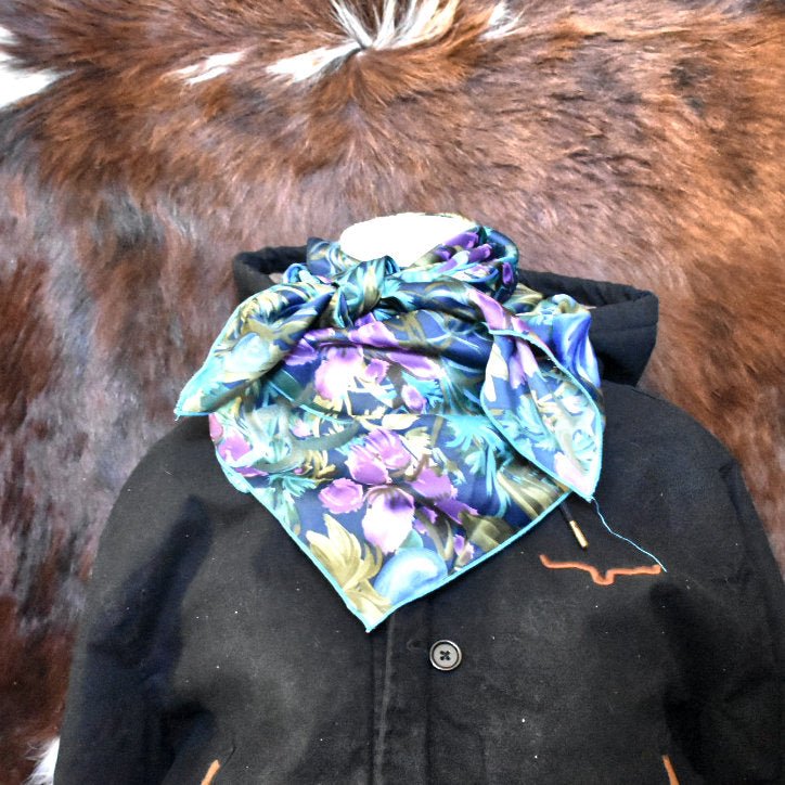 Spring Floral Wild Rag - Prairie Buffalo
